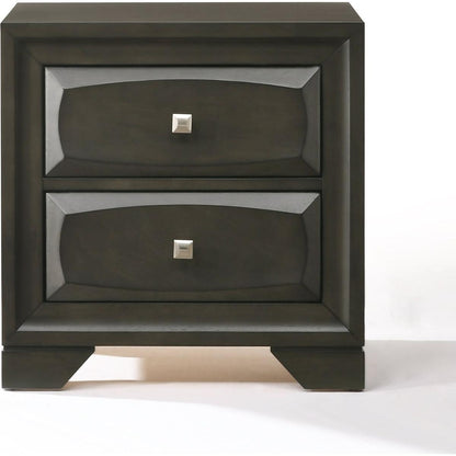 Soteris Nightstand in Antique Gray