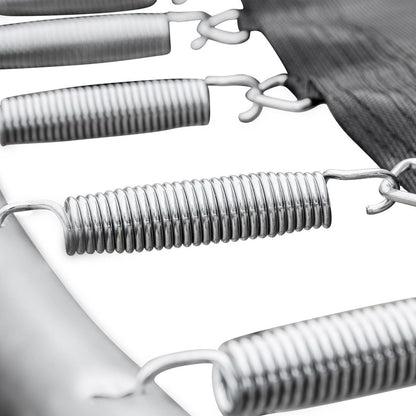 14FT Trampoline with Basketball Hoop Inflator and Ladder (Inner Safety Enclosure) Green - Streamdale Furniture