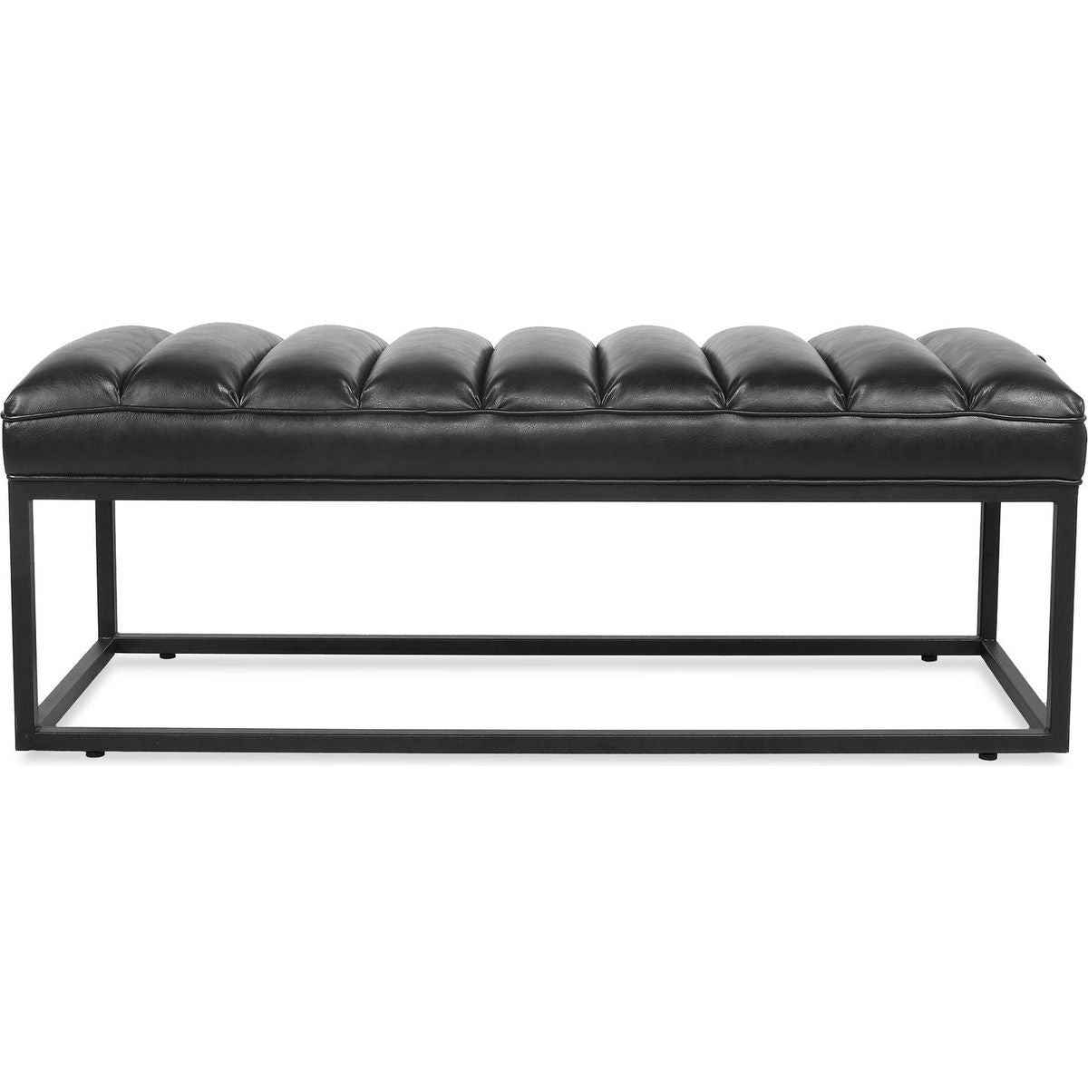 Metal Base Upholstered Bench for Bedroom for Entryway