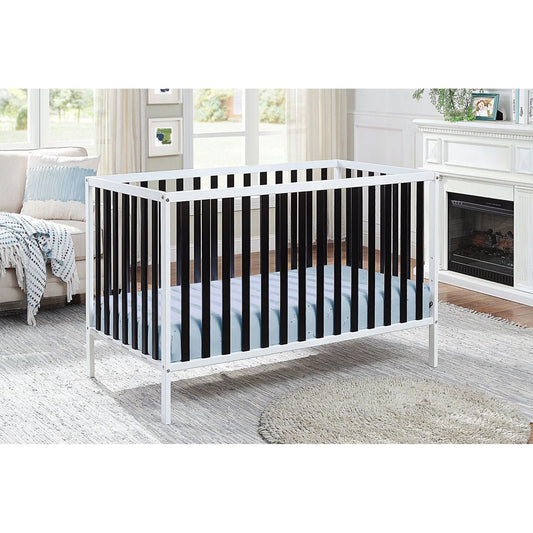 Deux Remi Island Crib White/Black