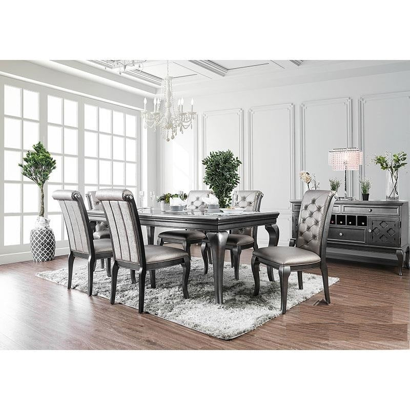 Amina Traditional Dining chair Gray #