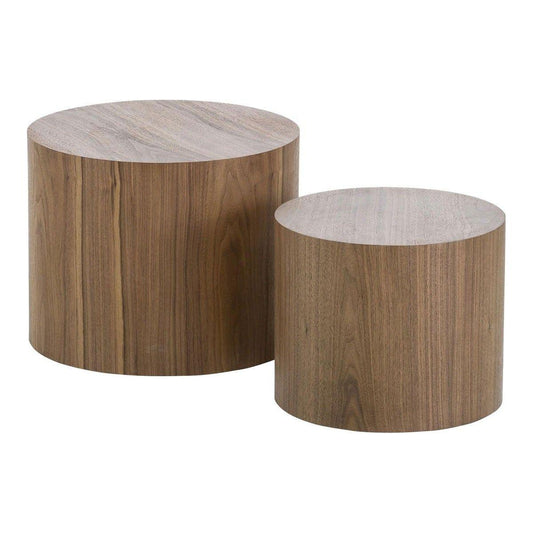 MDF with ash/oak/walnut veneer sidetable/coffee table/end table/ottoman (walnut)