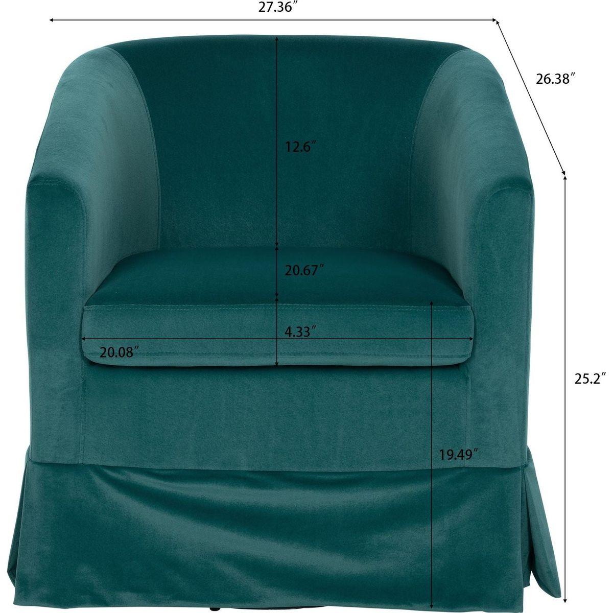 27.36" Wide Swivel Chair