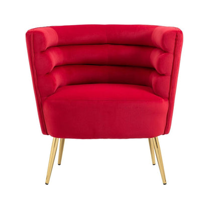 Accent Chair, leisure single chair with Golden feet