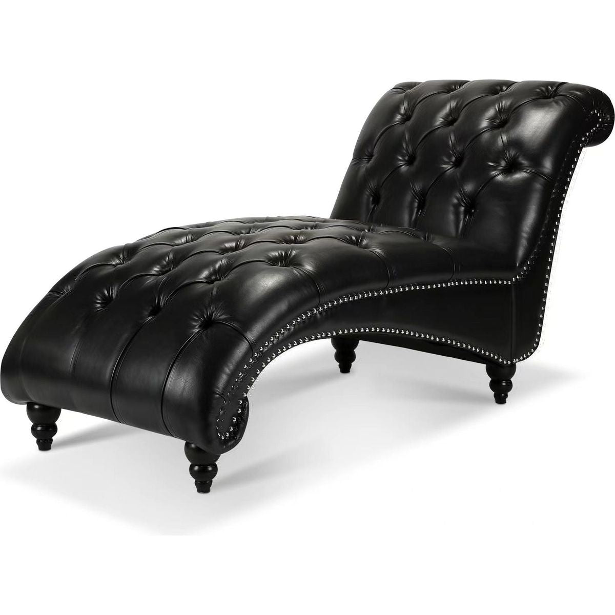 Tufted Armless Chaise Lounge