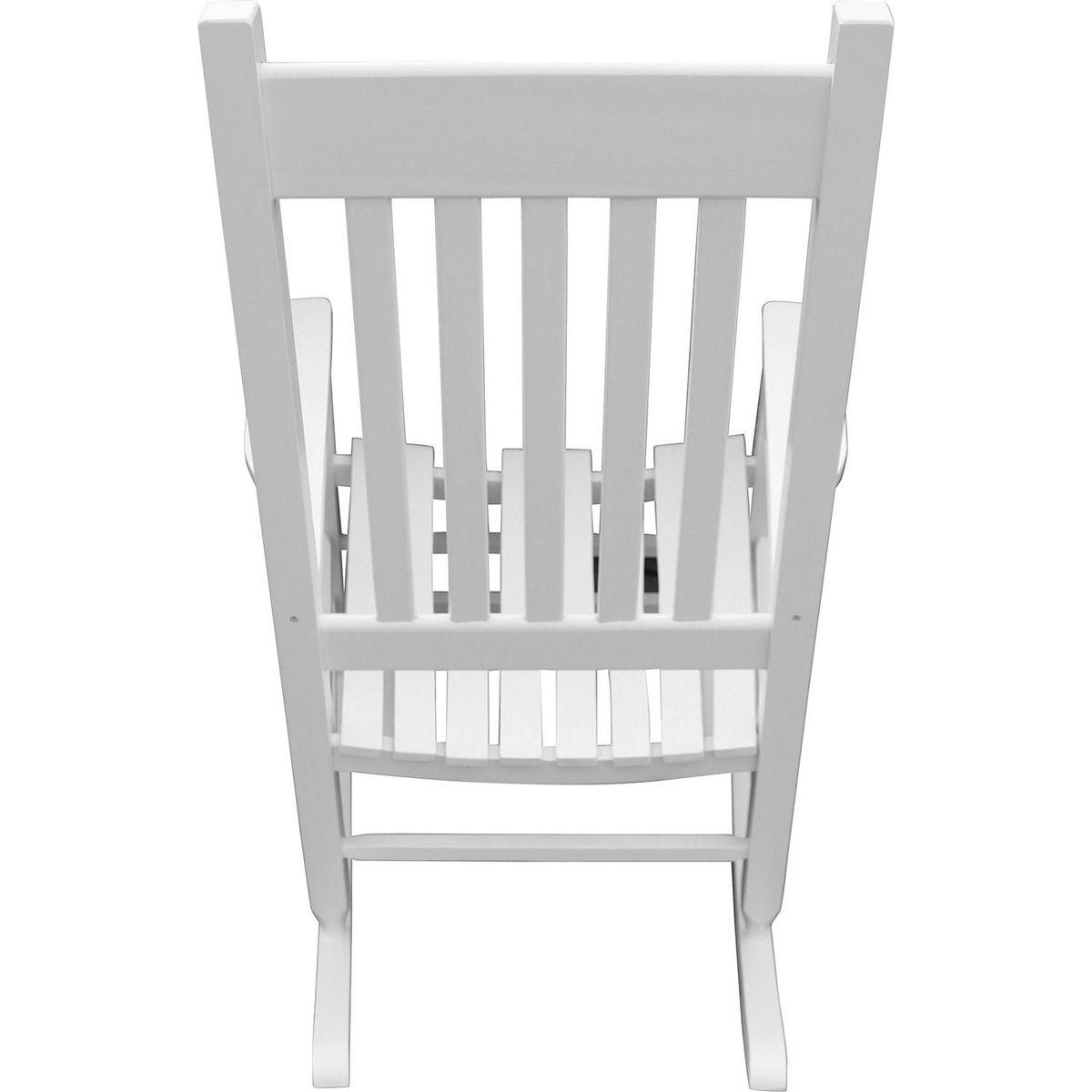 wooden porch rocker chair WHITE