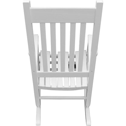 wooden porch rocker chair WHITE