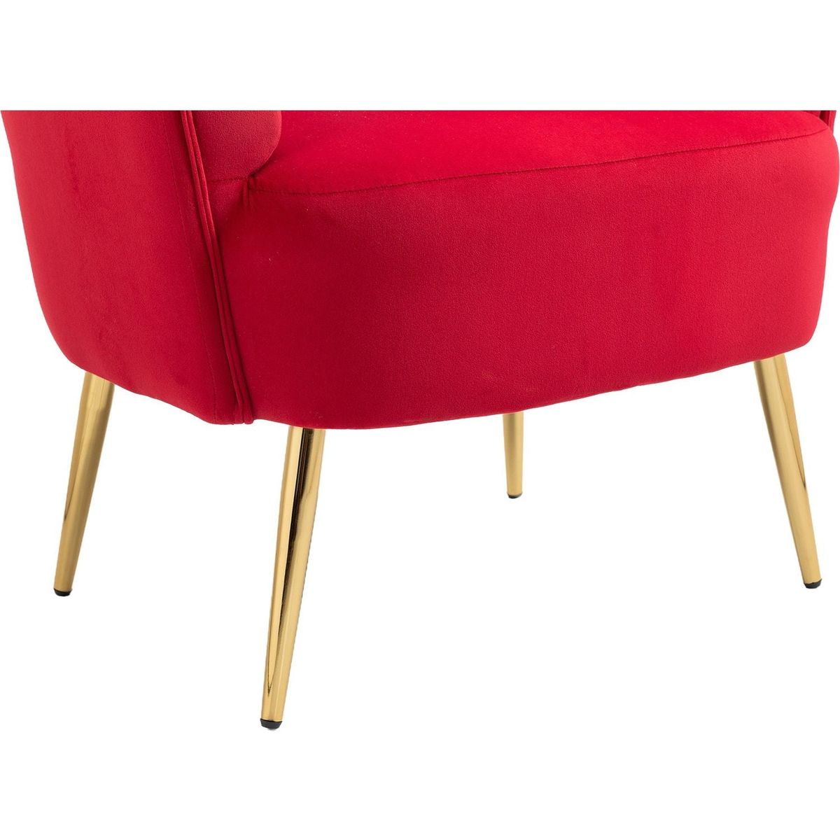 Accent Chair, leisure single chair with Golden feet