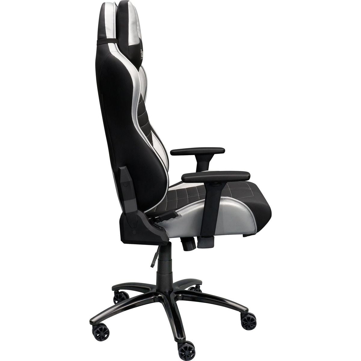 Techni Sport Ergonomic Racing Style Gaming Chair - Silver