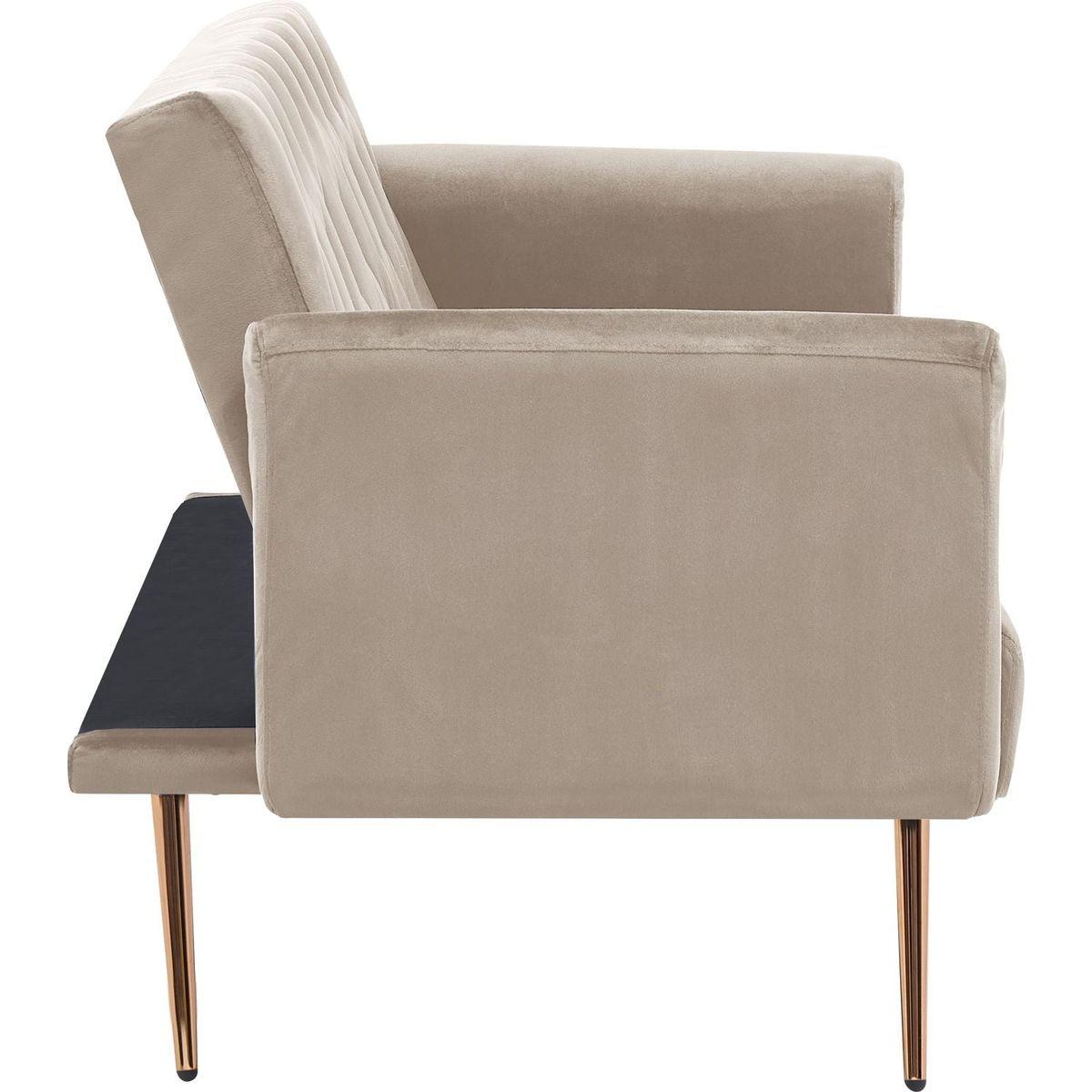 71" Convertible Double Folding Living Room Sofa Bed