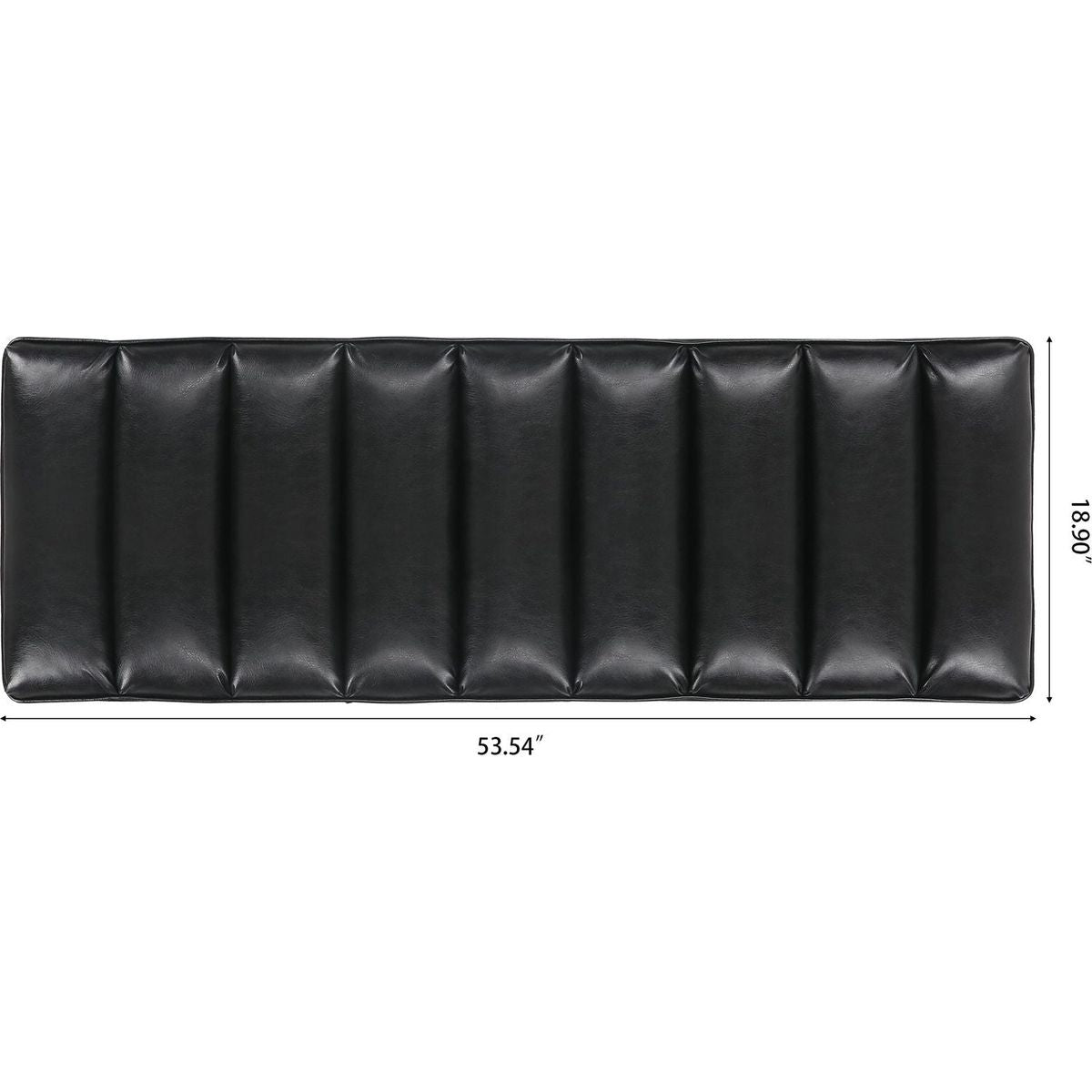 Metal Base Upholstered Bench for Bedroom for Entryway