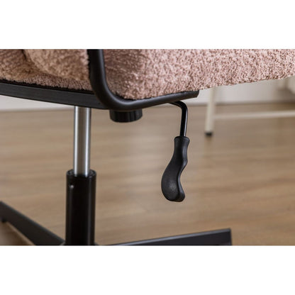 Armless Office Desk Chair No Wheels