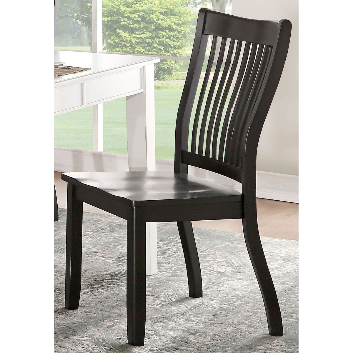 Renske Side Chair (Set-2) in Black