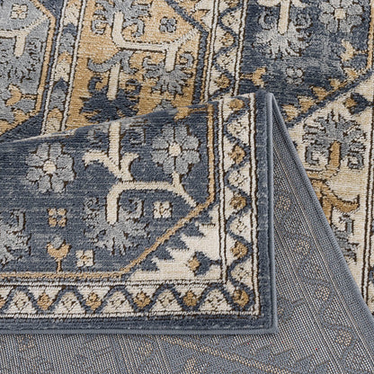 Dakota Tiled Border Area Rug