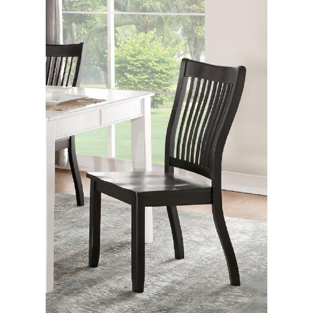 Renske Side Chair (Set-2) in Black