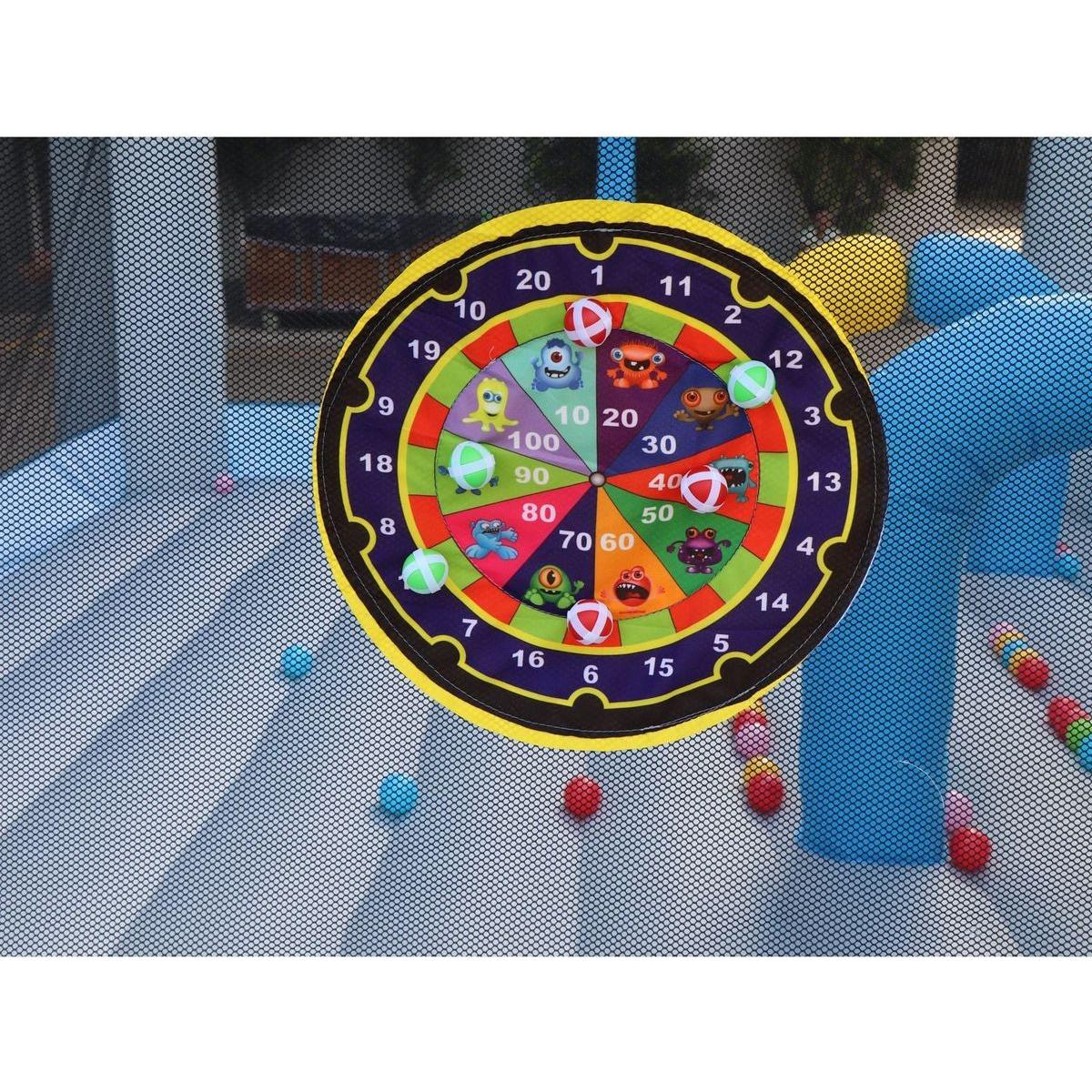 Multifunctional Jump 'n Slide Inflatable Bouncer for Kids Complete Setup with Blower - 198" x 180" Play Area - 96" Tall