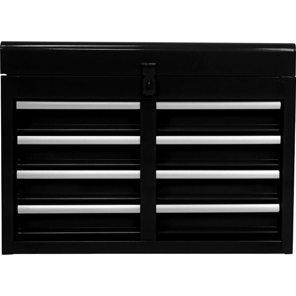 Detachable 5 Drawer Tool Chest with Bottom Cabinet and one Adjustable Shelf--Black