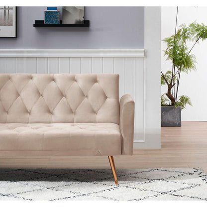 71" Convertible Double Folding Living Room Sofa Bed