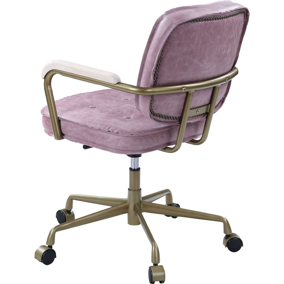 Siecross Office Chair in Pink Top Grain Leather