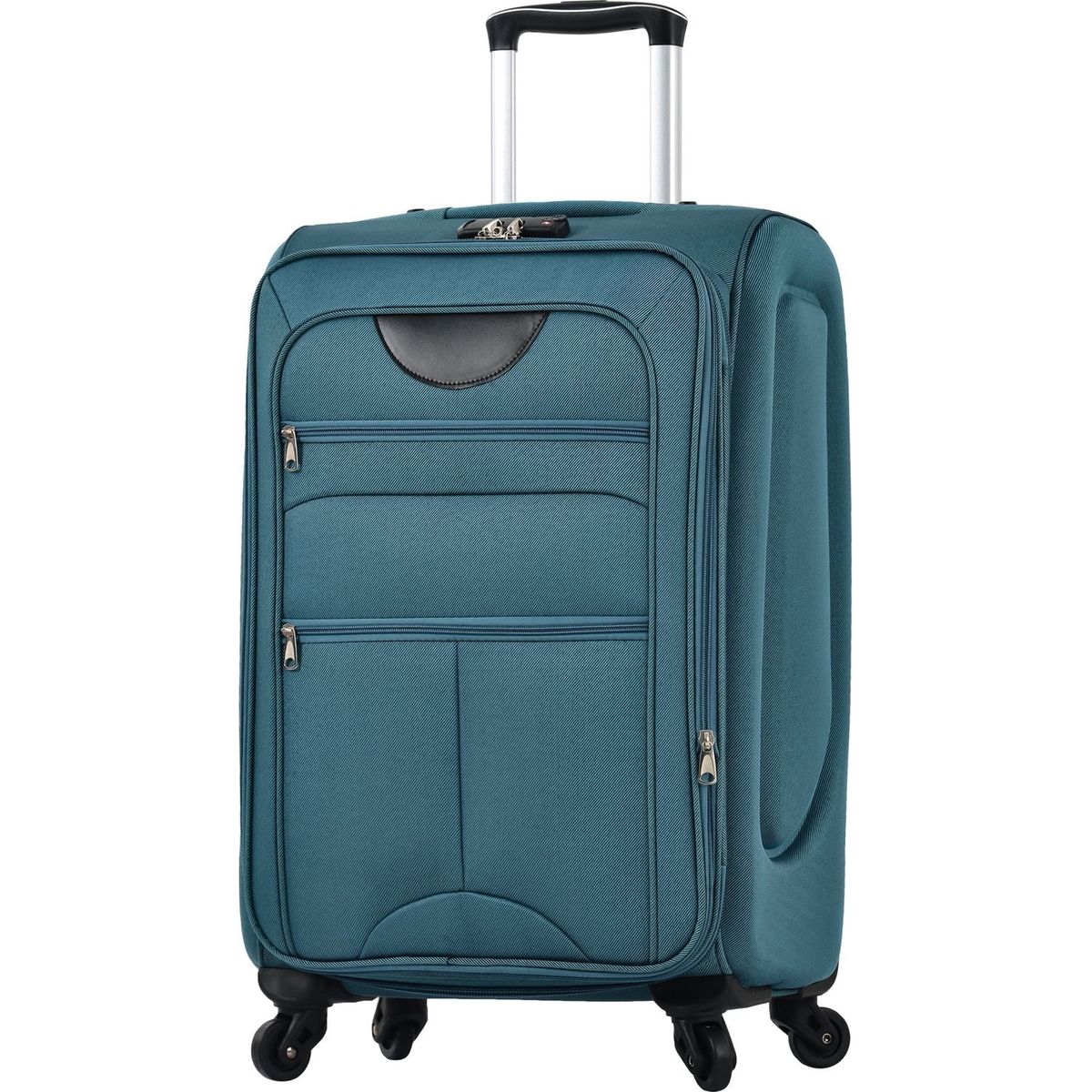 Softside Luggage Expandable 3 Piece Set Suitcase Upright Spinner Softshell Lightweight Luggage Travel Set