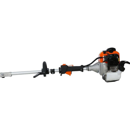 4 in 1 Multi-Functional Trimming Tool, 52CC 2-Cycle Garden Tool System with Gas Pole Saw, Hedge Trimmer, Grass Trimmer, and Brush Cutter