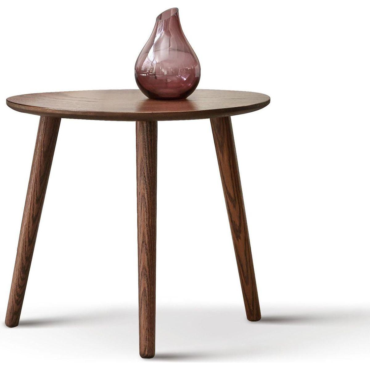 Center Table Low Table 100% Solid Oak Wood Top Plate Desk Pebble Shaped Natural Wooden Coffee Table Width 50 x Depth 44.5 x Height 65 cm Desk Work from Home Easy to Assemble