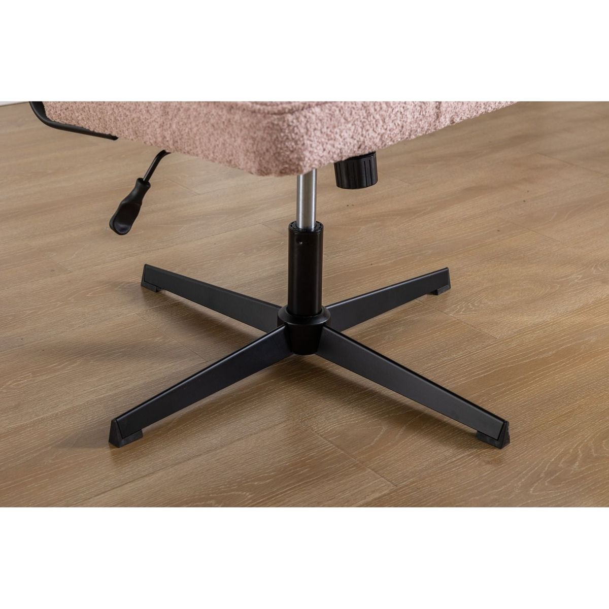 Armless Office Desk Chair No Wheels