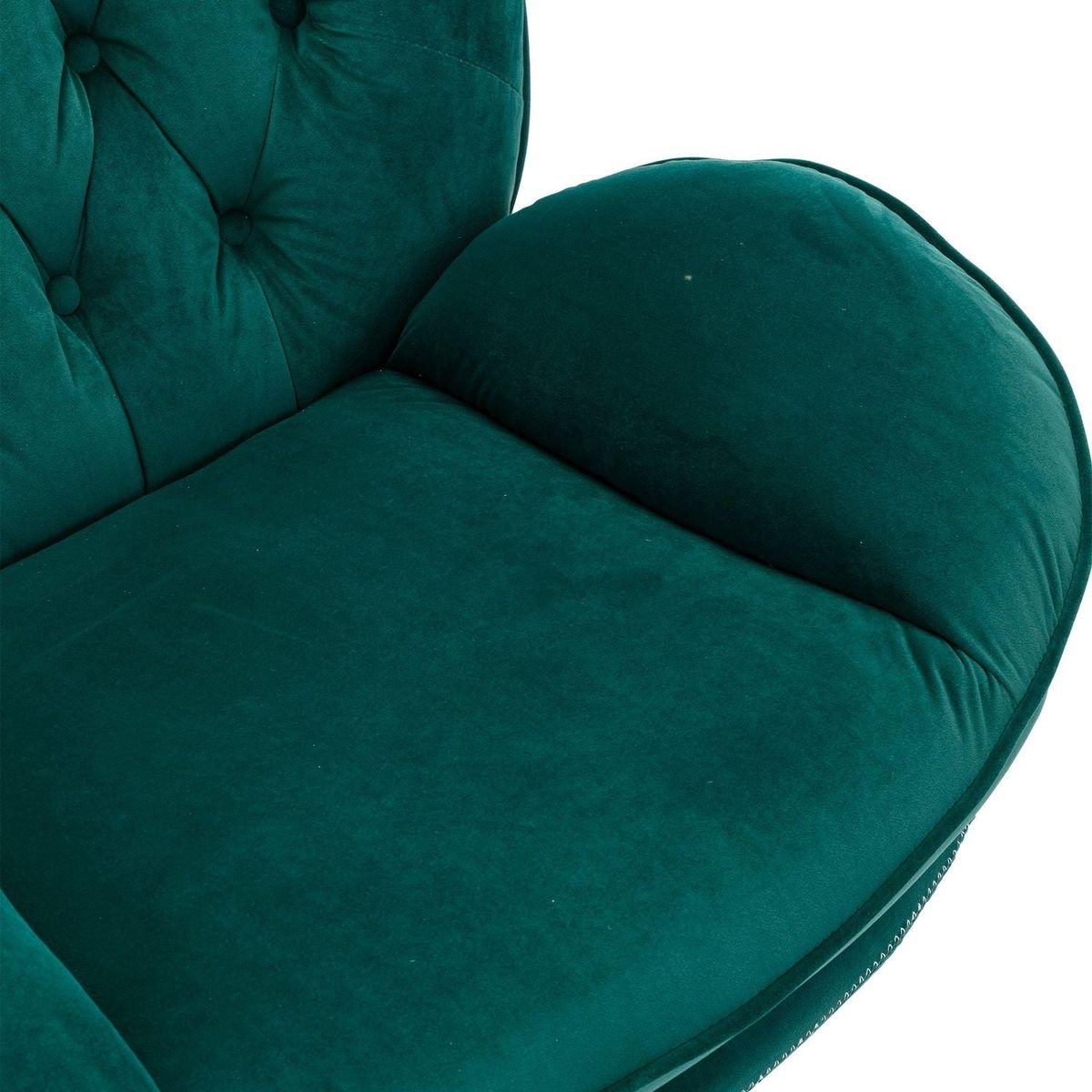 Accent chair TV Chair Living room Chair with Ottoman-GREEN