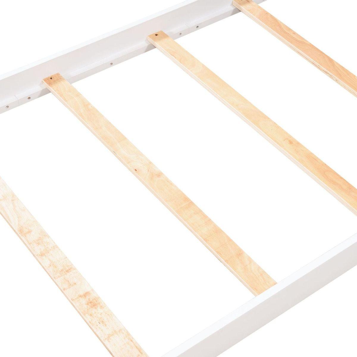 Twin Size Wooden House Bed, White (New) - Streamdale Furniture