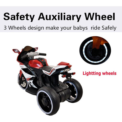 Plastic red 6V Kids Electric motorcycle/ Kids toys motorcycle/Kids electric car/electric ride on motorcycle
