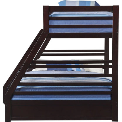 Jason Bunk Bed (Twin XL/Queen) in Espresso