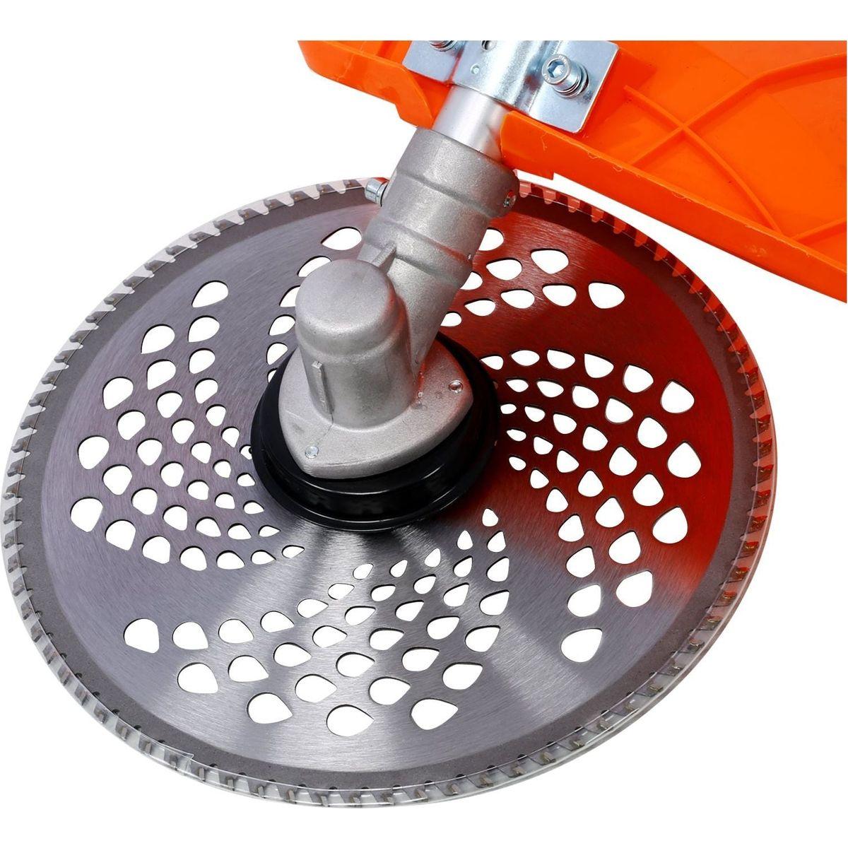 8 in 1 Multi-Functional Trimming Tool, 56CC 2-Cycle Garden Tool System with Gas Pole Saw, Hedge Trimmer, Grass Trimmer, and Brush Cutter EPA Compliant