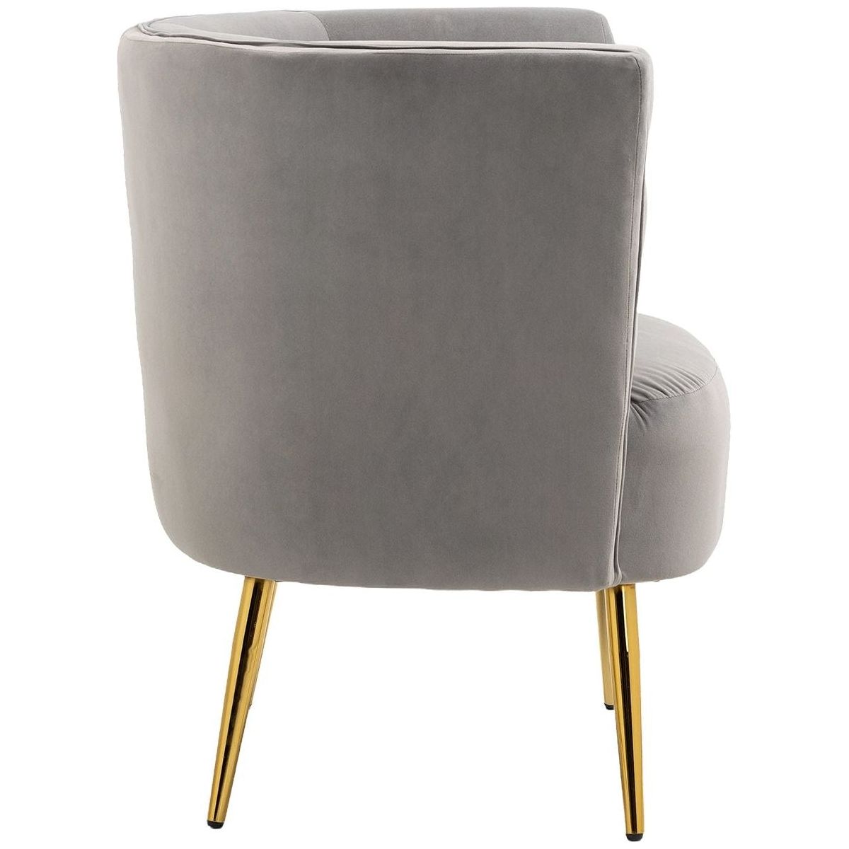 Accent Chair, leisure single chair with Golden feet