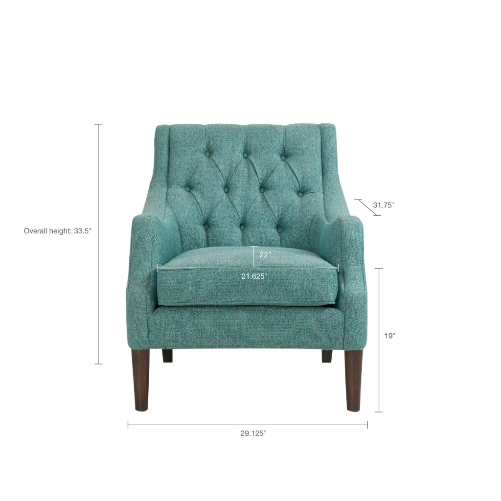 Button Tufted Accent Chair