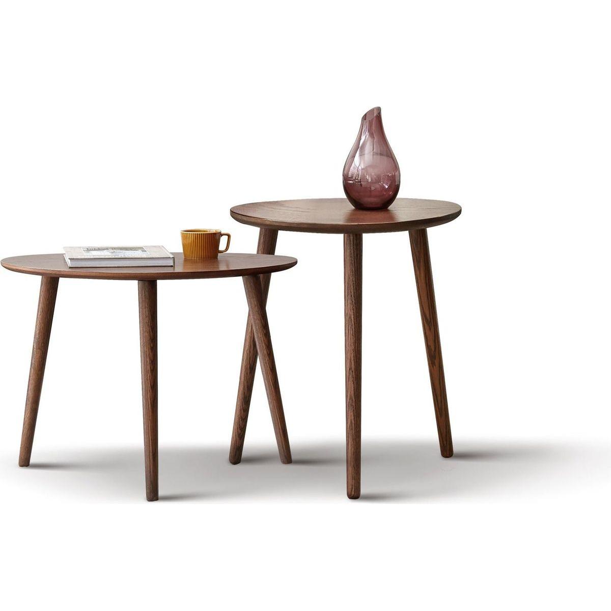 Center Table Low Table 100% Solid Oak Wood Top Plate Desk Pebble Shaped Natural Wooden Coffee Table Width 50 x Depth 44.5 x Height 65 cm Desk Work from Home Easy to Assemble