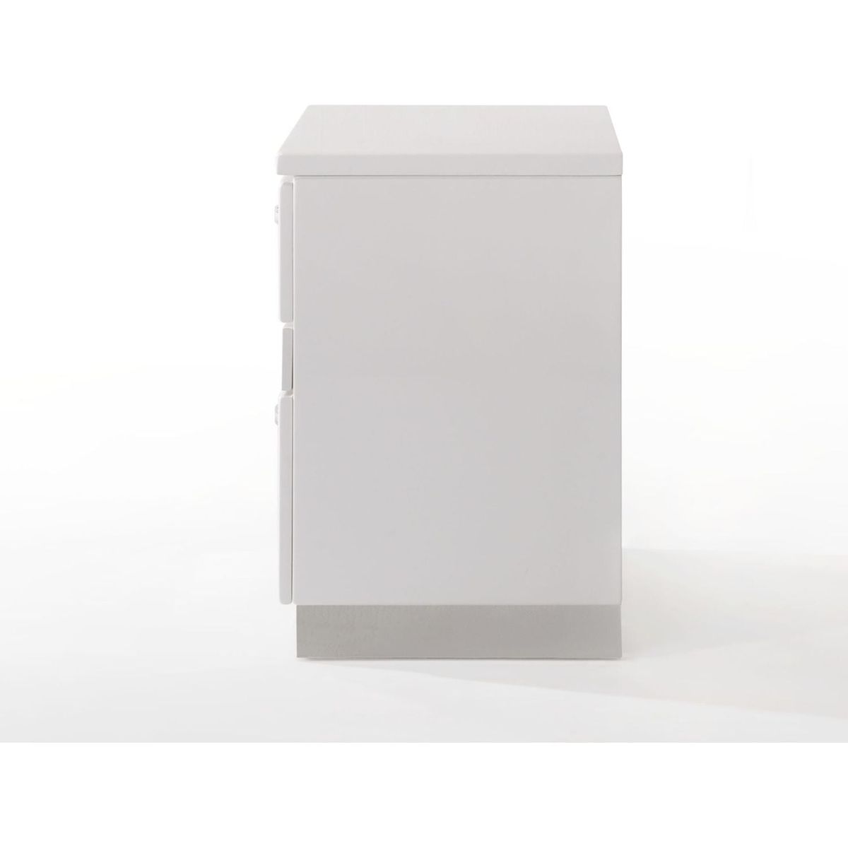 Naima II Nightstand in White High Gloss