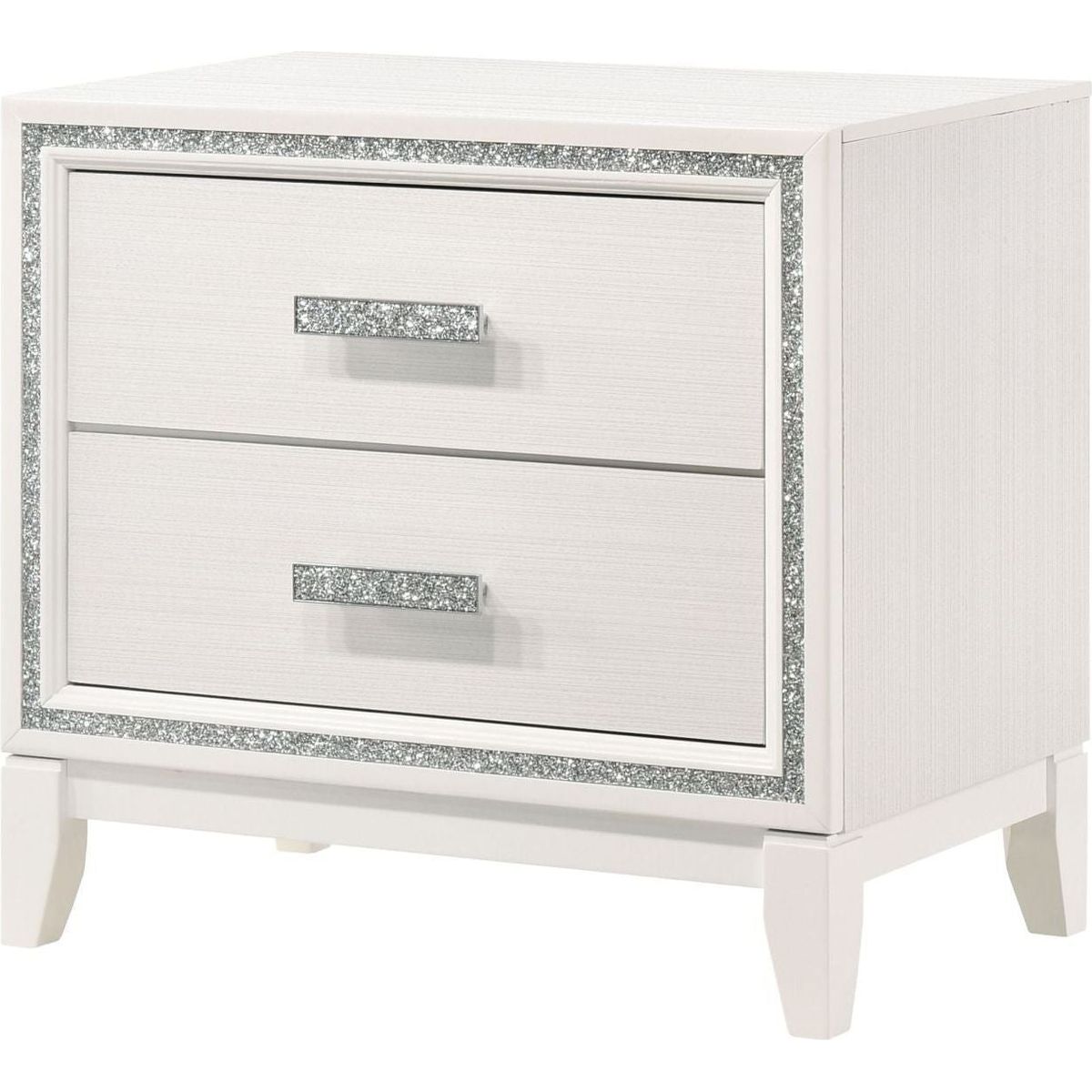 Haiden Nightstand, White Finish