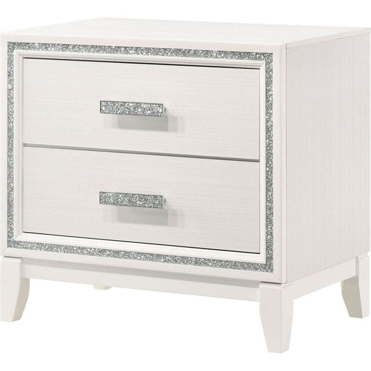 Haiden Nightstand, White Finish