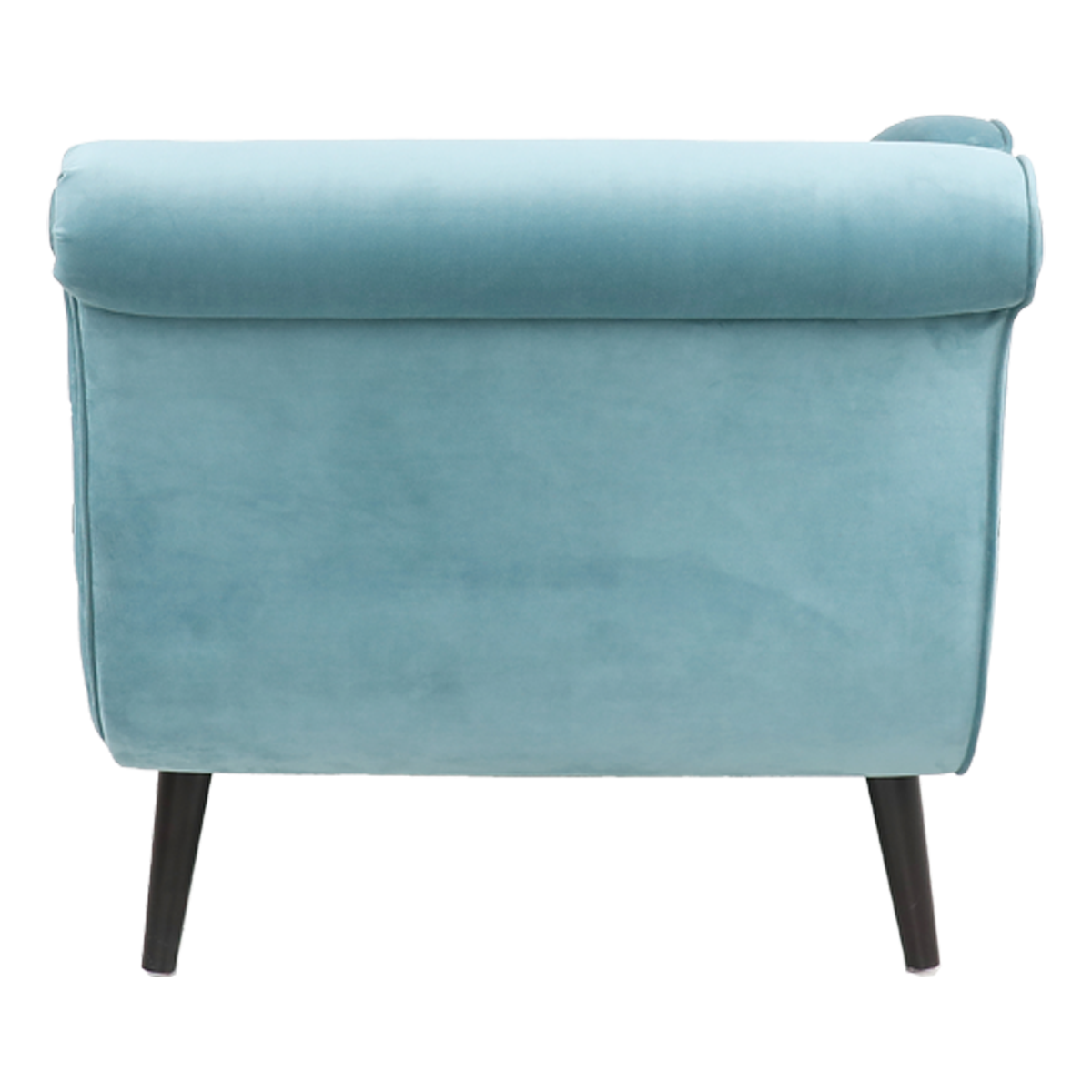 House 69" Modern Chaise Lounge for Bedroom, Office, Living Room with Turquoise Velvet Fabric - Streamdale Furniture