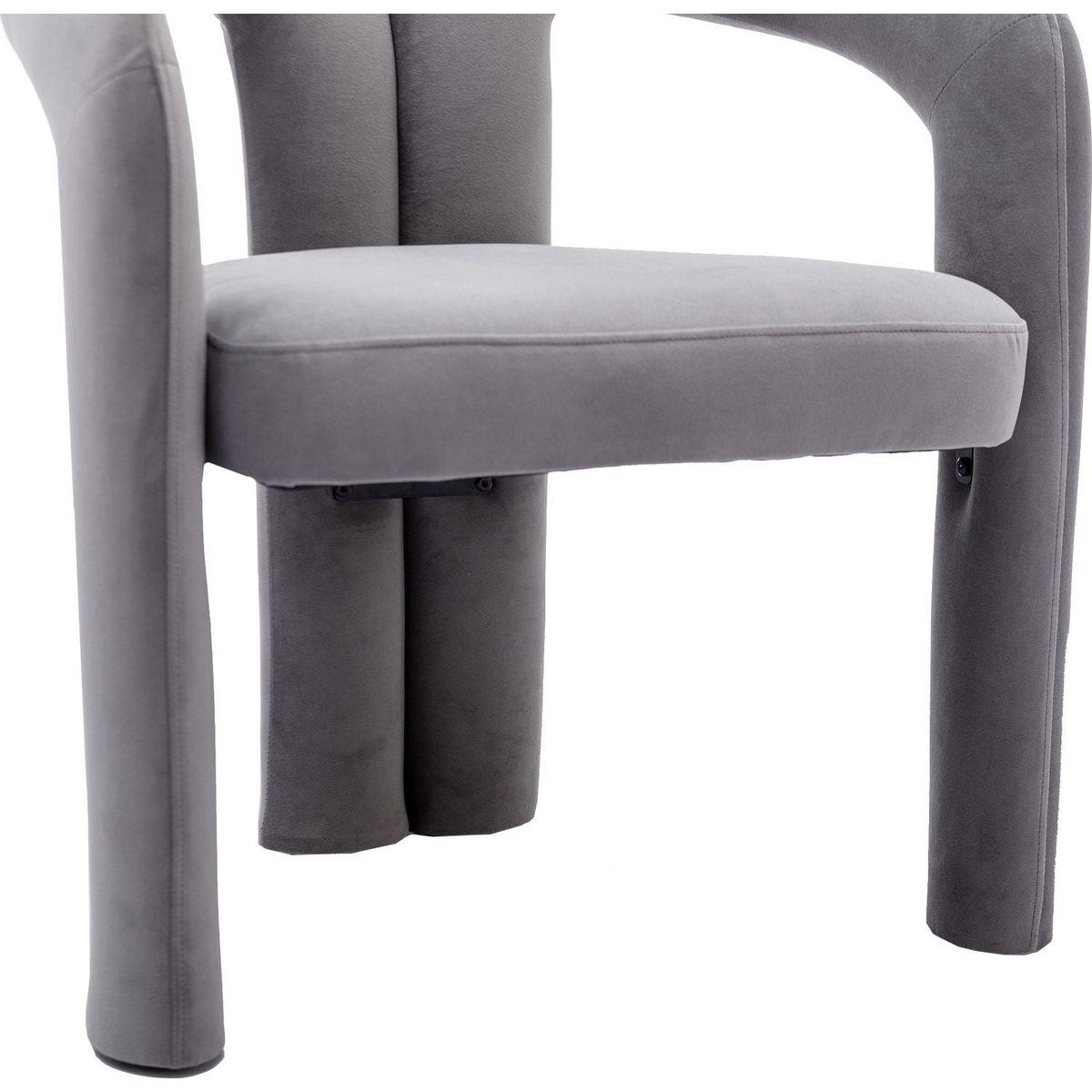 Contemporary Designed Fabric Upholstered Accent/Dining Chair /Barrel Side Chairs Kitchen Armchair for Living Room set of 2