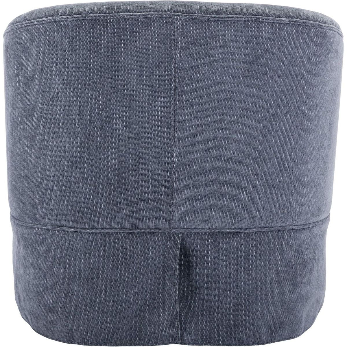 degree Swivel Accent Armchair Linen Blend Grey