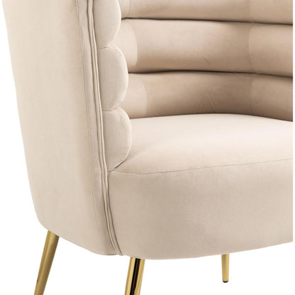 Accent Chair, leisure single chair with Golden feet