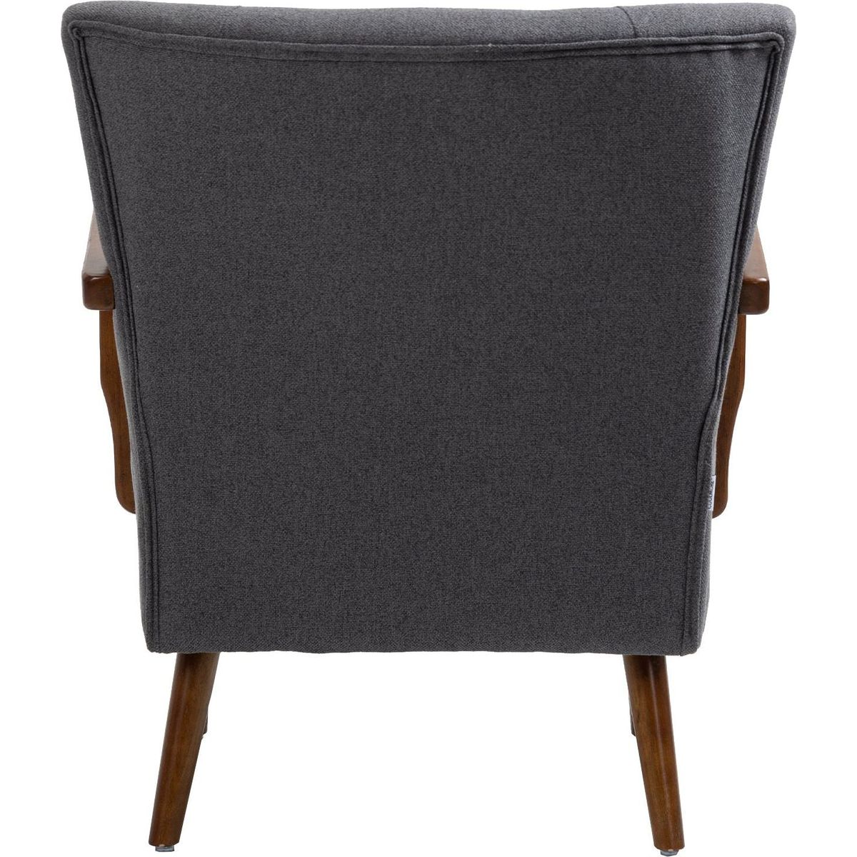 Wood Frame Armchair, Modern Accent Chair Lounge Chair for Living Room