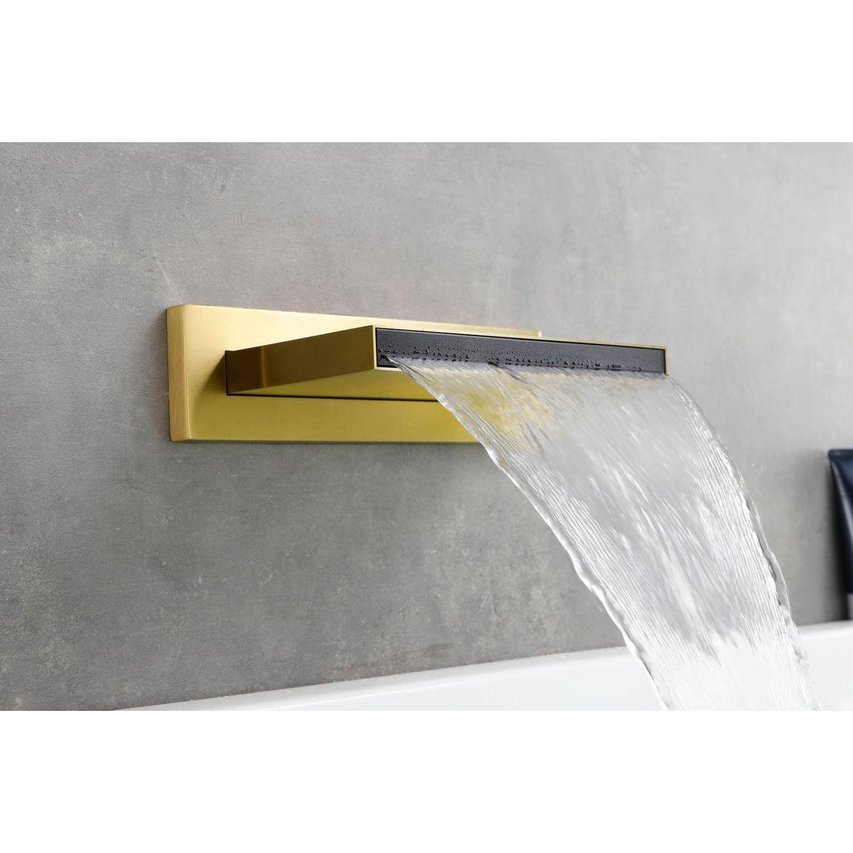 Shower Waterfall Waterfall Tub Faucet Wall Mount Tub Filler Spout For Bathroom sink Multiple Uses High Flow Bathtub shower Cascade Waterfall