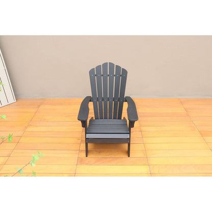 Polystyrene Adirondack Chair - Black