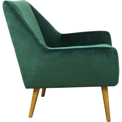 ROSE ACCENT CHAIR - VELVET GREEN