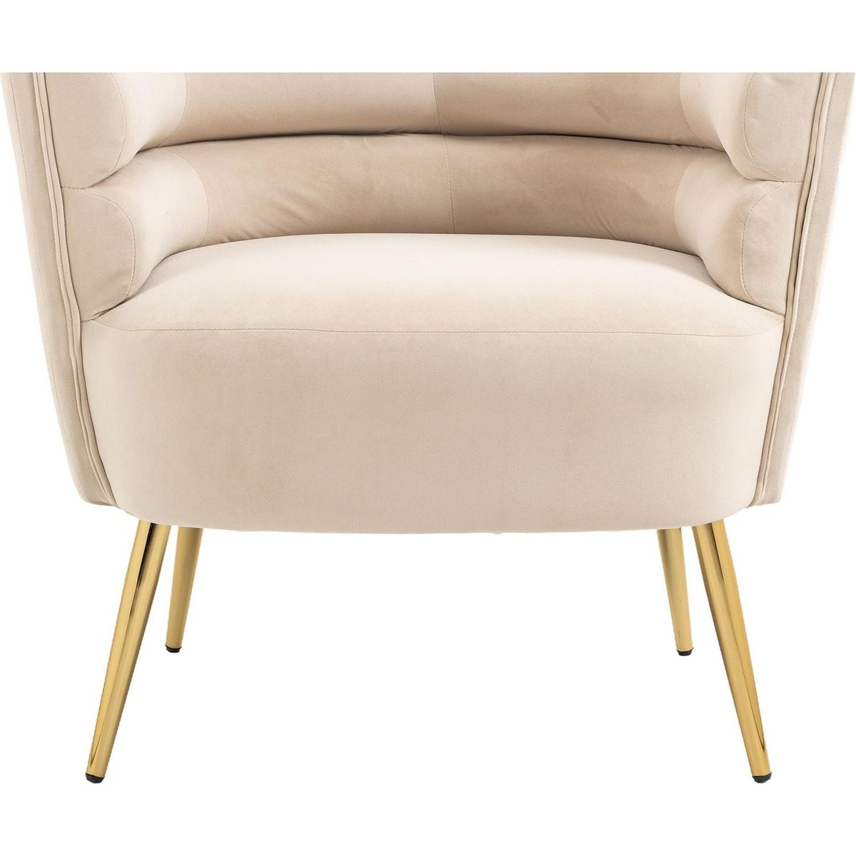 Accent Chair, leisure single chair with Golden feet