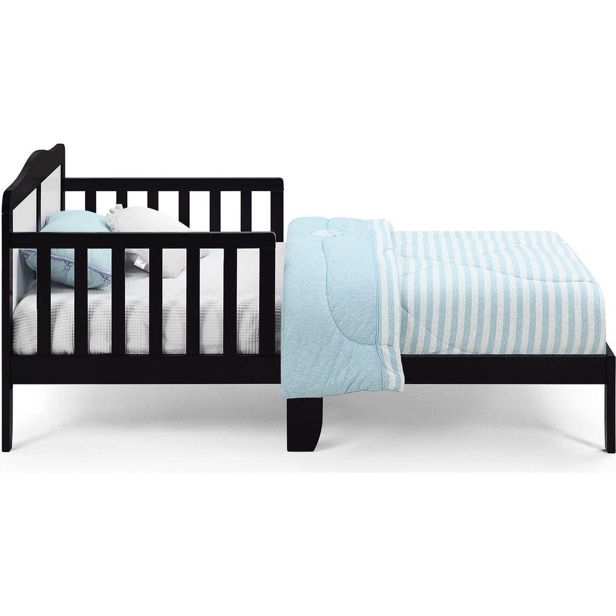 Birdie Toddler Bed Black/White