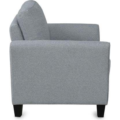 Living Room Furniture Armrest Single Sofa (Gray)