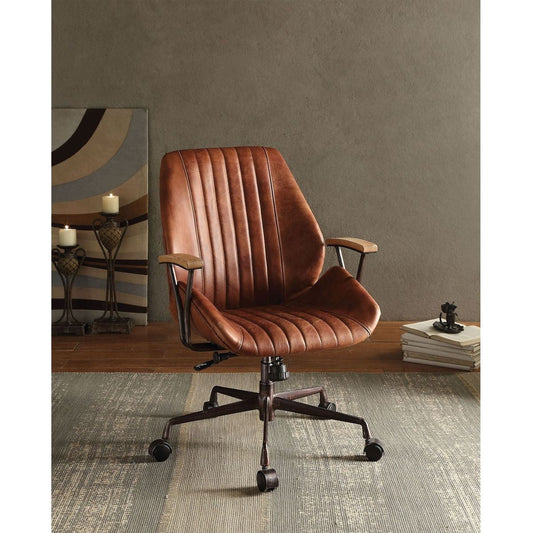 Hamilton Office Chair in Cocoa Top Grain Leather